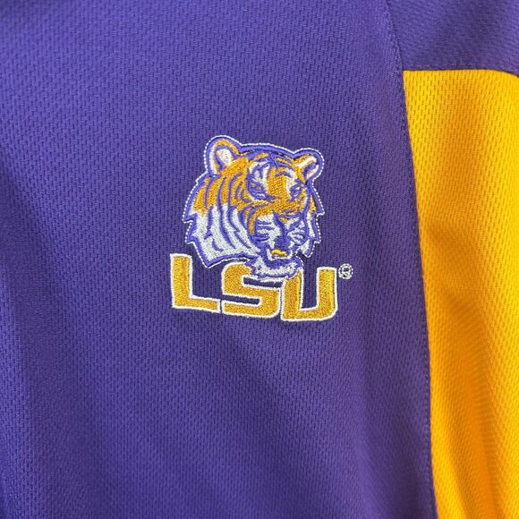 LSU Tigers NCAA By KA Inc T-Shirt Men's Size M Purple Short Sleeves Polyester - Picture 2 of 5